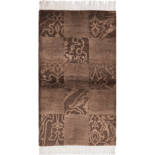 Vidal Tapis de laine 150x84 brun Darya