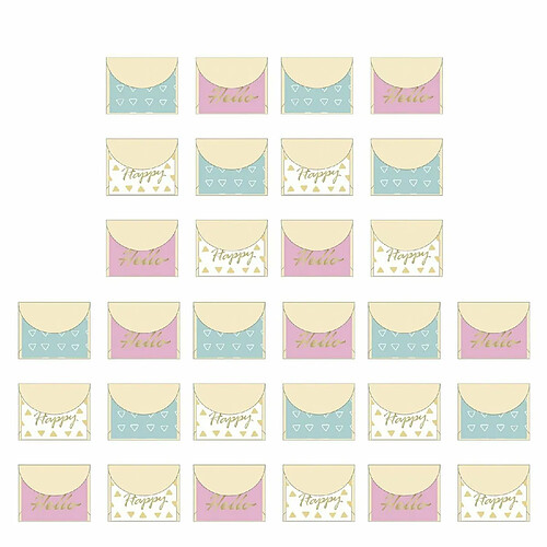 Rayher 5 mini enveloppes 5 x 4 cm - Happy