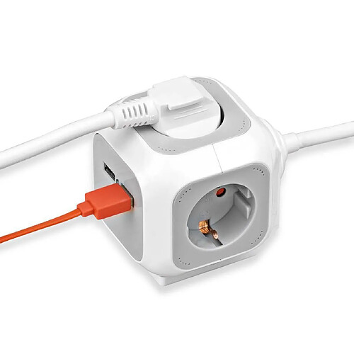 Alpexe Brennenstuhl ALEA Power Cube - USB Charger Extention socket