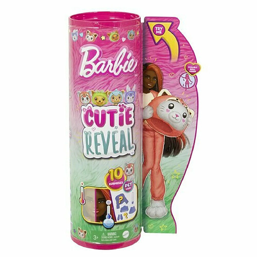 Ludendo Barbie poupée cutie Reveal panda roux