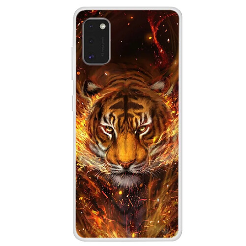 Coque en TPU impression de motifs souple tigre pour votre Samsung Galaxy A41 (Global Version)