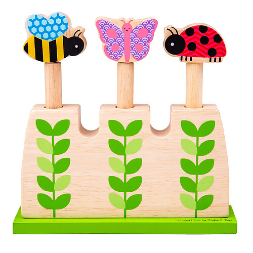 Bigjigs Toys Jeu Pop-Up de Jardin