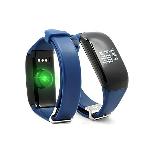 Bracelet d'activités BRIGMTON BSPORT-14-A OLED 0.66"" Bluetooth 4.0 IP67 Android /iOS 26 g Bleu