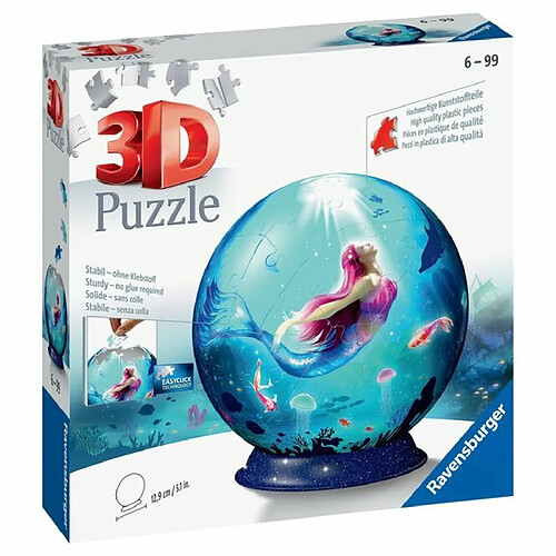 Ludendo Puzzle 3D 72 Pièces Ravensburger - Les sirènes