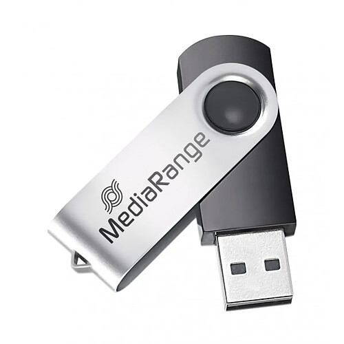 Clé usb 32go Mediarange 2.0 argent