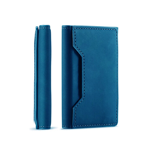 PHONECARE Carteira Magnetic Leather - Bleu