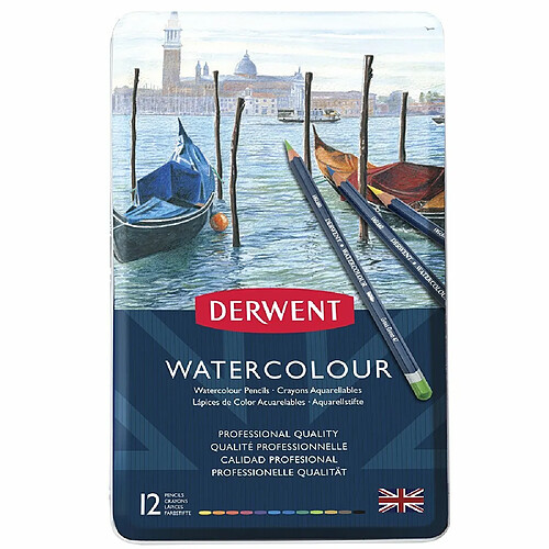 Derwent 32881 Crayons de couleur Multicolore Boîte de 12