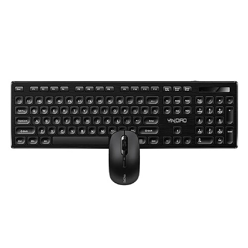 Ensemble De Clavier Et Souris Avec Récepteur USB Pour Ordinateur Portable Noir