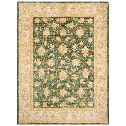 Vidal Tapis de laine 196x148 vert Kaizar