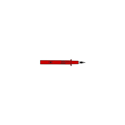 Perel Pointe de touche 4mm iec1010 - rouge (pr,f 2700)