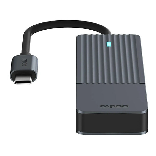 Rapoo Hama USB-C Hub USB-C auf USB-A, grau