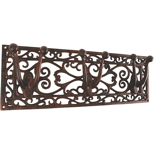 Esschert Design Porte outils jardin Antique en fonte 3 supports.