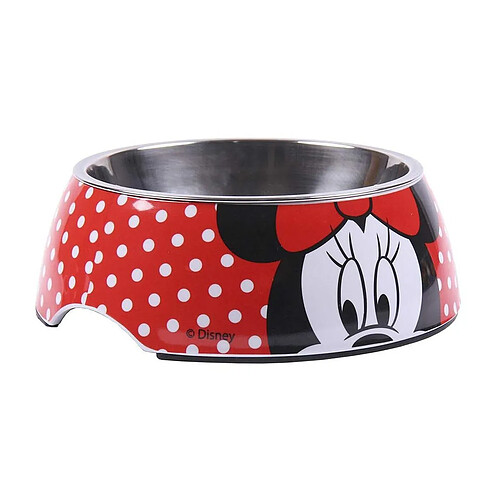 Mangeoire pour chiens Minnie Mouse Mélamine 410 ml Métal Multicouleur