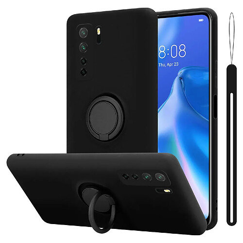 Cadorabo Coque Huawei NOVA 6 SE / P40 LITE / NOVA 7i Etui en Noir