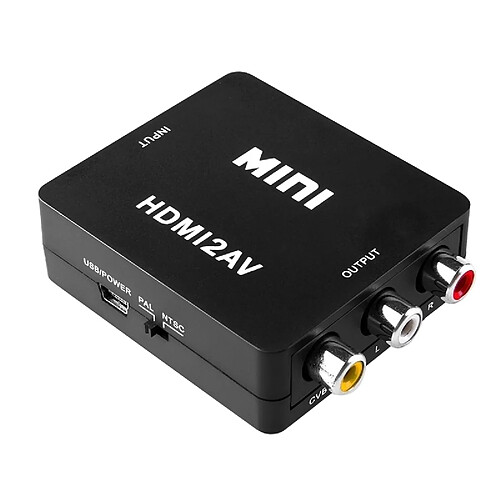 Wewoo VK-126 Mini HDMI HD à AV / CVBS Adaptateur de convertisseur vidéo