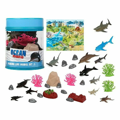 BigBuy Kids Figurines d'animaux Ocean (23 x 20 cm) 23 x 20 cm (30 Unités) (3 pcs)