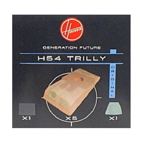 Hoover Sacs aspirateur h54 trilly par 5 pour Aspirateur