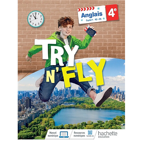 Try n' Fly anglais 4e, cycle 4, A2-B1 · Occasion