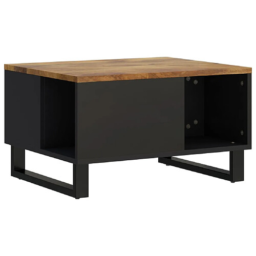 ComfortXL Table Basse 60x50x35 Cm Bois De Manguier Massif