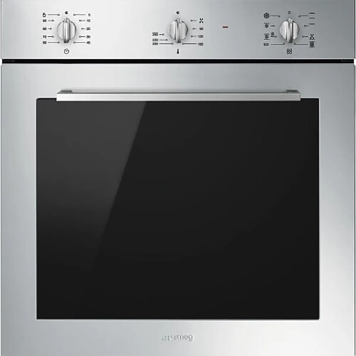 Smeg SF64M3TVX Four 70L 3000W 240V 60Hz Abattante Halogène Argent