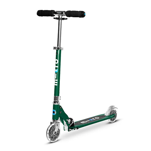 Trottinette enfant Micro Sprite Vert Sapin roues LED