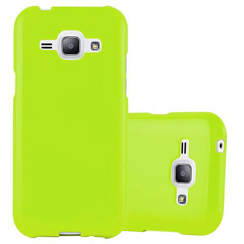 Cadorabo Coque Samsung Galaxy J1 2015 Etui en Vert