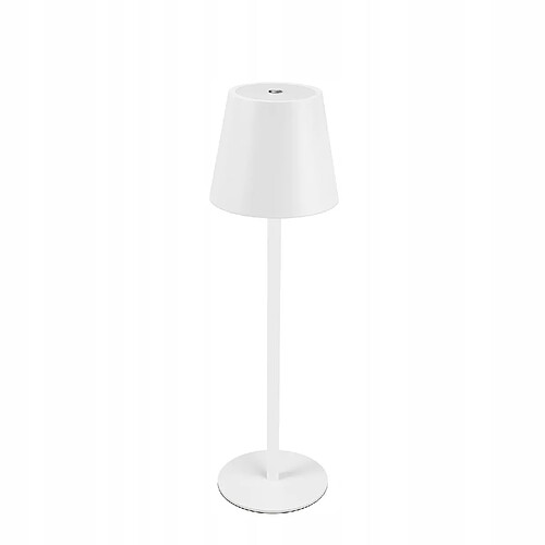 Nettlife Lampe de chevet sans fil, LED 2600mAh, lampe de table extérieur rechargeable, tactile, blanche, avec prise USB