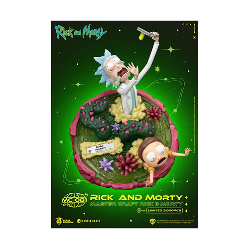 Beast Kingdom Toys Rick et Morty - Statuette Master Craft Rick and Morty 42 cm