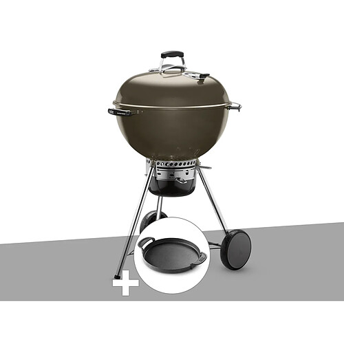 Barbecue à charbon Weber Master/Touch GBS C/5750 57 cm Smoke Grey avec plancha