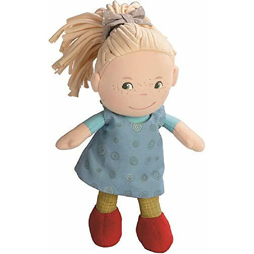 HABA Soft Doll Mirle 8 - Premier poupon avec queue de cheval blonde A partir de 6 mois