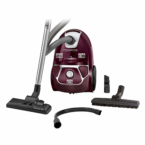 Rowenta aspirateur avec sac de 3L 750W aubergine