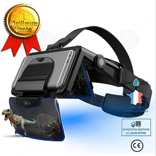 CONFO® Lunettes jeu professionnelles amplificateur d'écran lunettes AR casque cinéma mobile VR casque de jeu virtuel écran géant lu