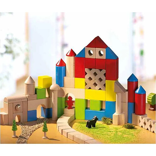 HABA Jeu de blocs de construction colorés 30 pcs 001076