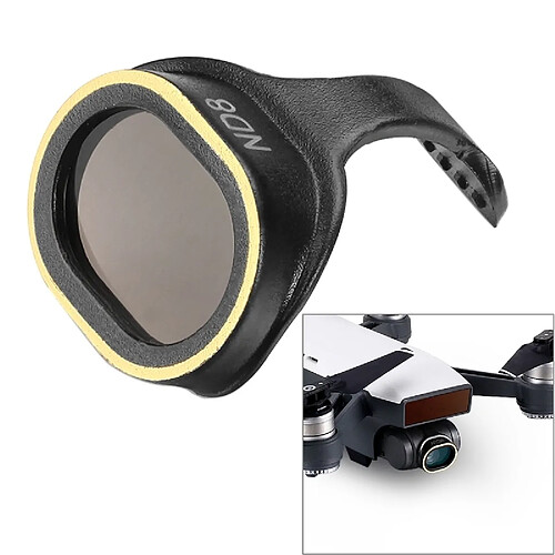 Wewoo Filtre à lentille Drone pour Spark à HD ND8