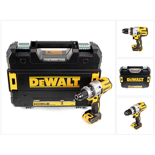 DeWalt DCD 991 NT 18 V Brushless Li-Ion Visseuse/Perceuse à percussion sans fil avec boîtier TSTAK II - sans Batterie ni Chargeur