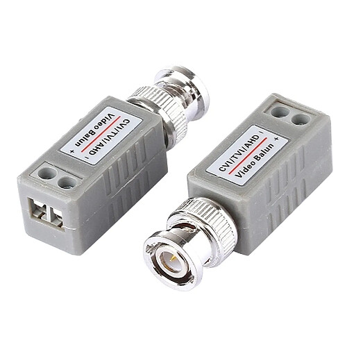 Wewoo Adaptateur coaxial passif Vidéo Balun 1 PCS 202E-HD CVI / TVI / AHD 1CH