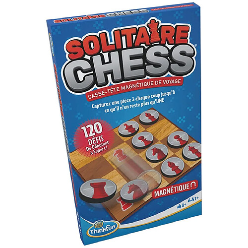 Think Fun jeux magnetique solitaire chess