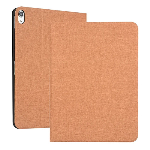 Wewoo Coque Souple Etui en cuir massif horizontal pour iPad Pro 11 pouces avec support et fonction Veille / Réveil Or