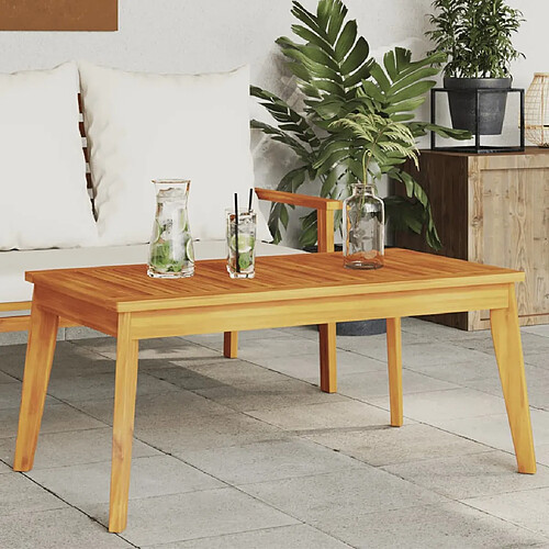 vidaXL Table à manger de jardin 100x55x45 cm bois massif d'acacia