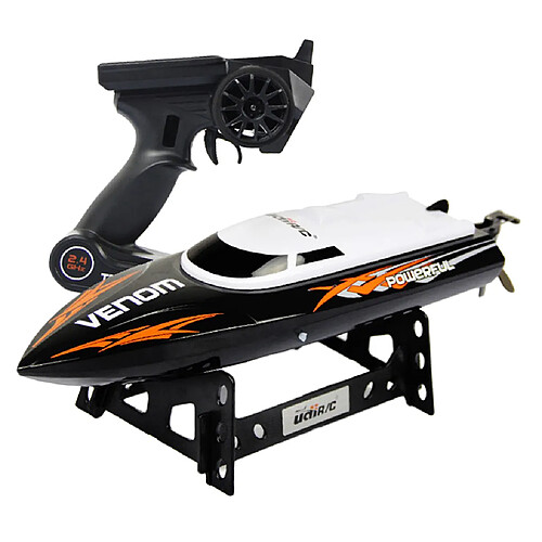 udi rc bateau de course à grande vitesse 180 flip radio contrôlée jouet électrique noir