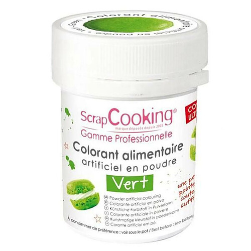 Scrapcooking Colorant alimentaire Vert