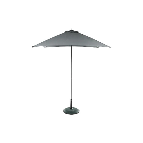 Hesperide Parasol droit Anzio - 2 x 2 m - Ardoise