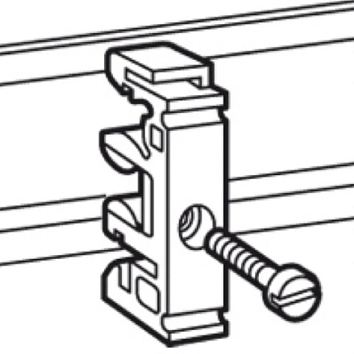 adaptateur rail / pas de vis 6 mm - legrand 036479