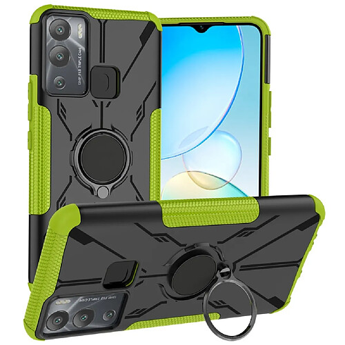 Coque en TPU anti-chute avec béquille pour votre Infinix Hot 12i 4G - vert