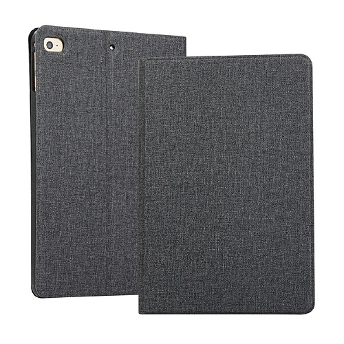 Wewoo Housse Étui Coque en cuir à rabat horizontal TPU tissu Texture pour iPad Mini 2019 et 4avec support Noir