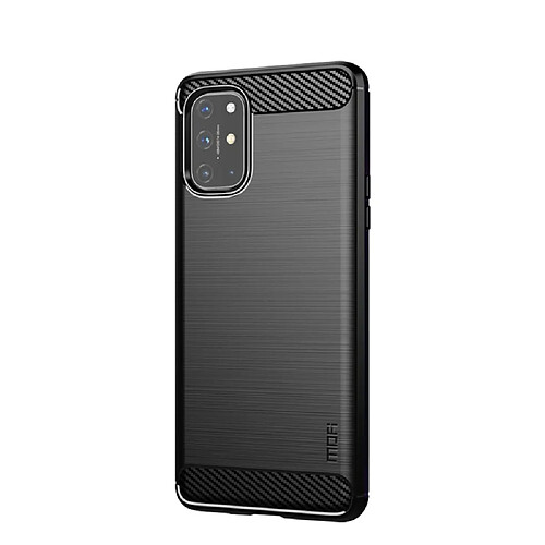 Mofi Coque en TPU fibre de carbone souple noir pour votre OnePlus 8T