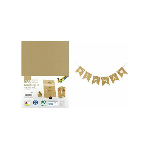 folia Papier kraft, 120 g/m2, A5, 100 feuilles ()