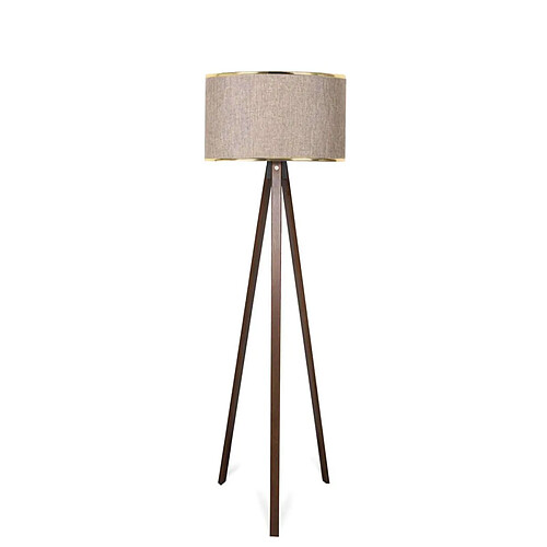 Hanah Home Lampadaire en bois Floor.