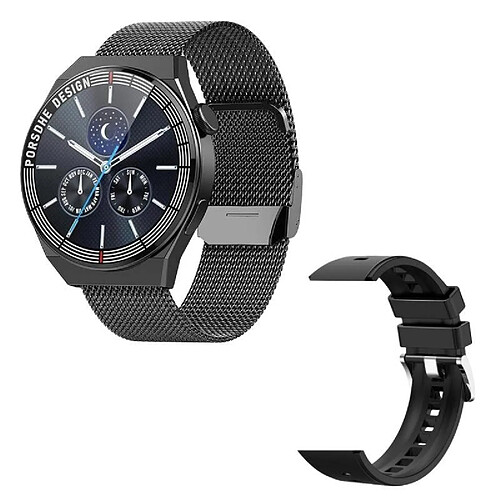 Yonis Montre Connectée Santé Bluetooth NFC Noir