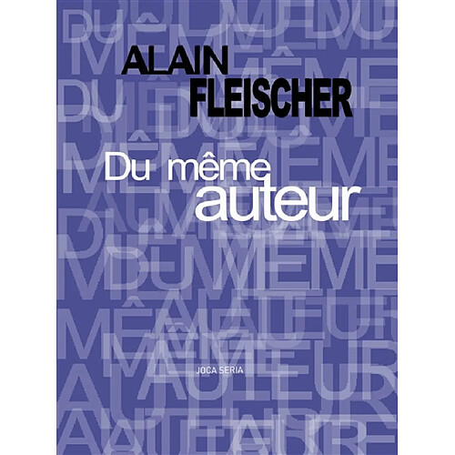 Du même auteur · Occasion